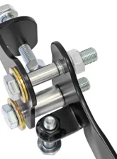 RockJock 4x4 Currectlync JL/JT High Steer Front Trac Bar Relocation and Steering Stabilizer Shock Mount Axle Bracket Jeep Wrangler | Gladiator 2018-2023                                     - RJ-441110-101 - Image 3