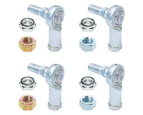 RockJock 4x4 Antirock Sway Bar End Link Heim Joint Pack (Aluminum Arms)