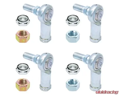 RockJock 4x4 Antirock Sway Bar End Link Heim Joint Pack (Aluminum Arms) - CE-99005RA