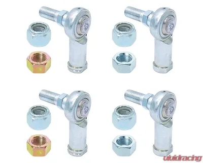 RockJock 4x4 Antirock Sway Bar End Link Heim Joint Pack (Chromoly Arms) - CE-99005R