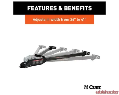 RockJock 4x4 Curt Universal Tow Bar (Adjustable Width Arms 5,000 LBS.) - RJ-19745