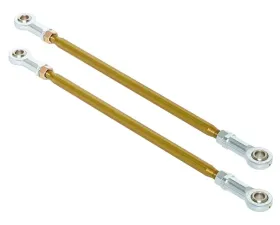 RockJock 4x4 Antirock Sway Bar End Links w/ Heims (15 1/2 in. Rods)