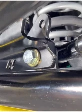 RockJock 4x4 Steering Stabilizer Shock High-Mount Relocation Bracket (Low Steer) Jeep Gladiator | Wrangler 2018-2023                                     - RJ-441102-101 - Image 4