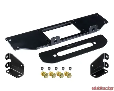 RockJock 4x4 Winch Plate Kit (Steel Bumper) Jeep Gladiator | Wrangler 2018-2023 - RJ-641100-101