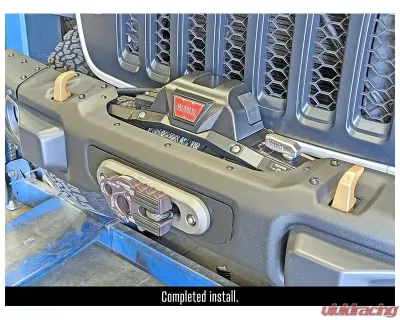 RockJock 4x4 Winch Plate Kit (Steel Bumper) Jeep Gladiator | Wrangler 2018-2023 - RJ-641100-101