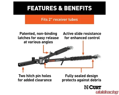 RockJock 4x4 Curt Rambler Rv Tow Bar (7,500 LBS.) - RJ-70001