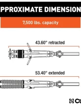 RockJock 4x4 Curt Rambler Rv Tow Bar (7,500 LBS.)                                     - RJ-70001 - Image 3