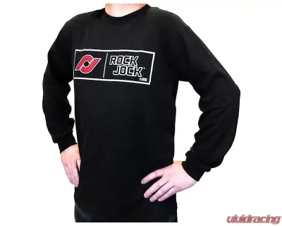 RockJock 4x4 Long Sleeve Shirt (Black Rectangle Logo On Front) - RJ-711007-S