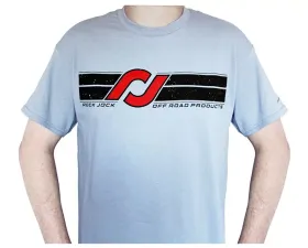 RockJock 4x4 T-Shirt (Grey RJ Logo and Horizontal Stripes on Front)