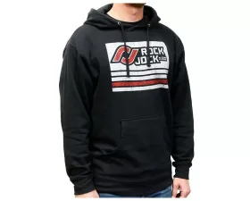 RockJock 4x4 Hoodie Sweatshirt (Black Distressed Logo On Front Adult & Youth Sizes)