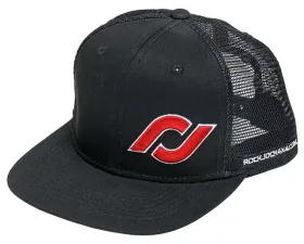 RockJock 4x4 Hat (Black w/ Red Embroidered RJ Logo Mesh Back Adjustable)