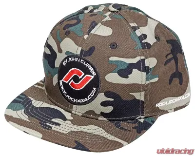 RockJock 4x4 Hat (Camo w/ Round RJ Logo Patch Adjustable) - RJ-715002-1