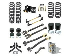 RockJock 4x4 Suspension System (4 in. Lift) Jeep Wrangler JK 2007-2017