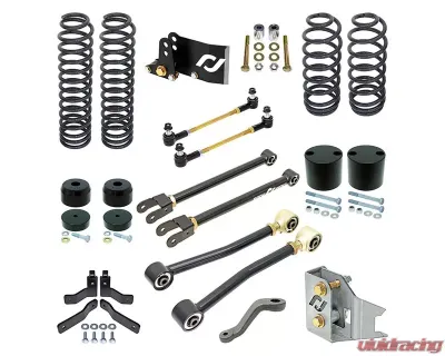 RockJock 4x4 Suspension System (4 in. Lift) Jeep Wrangler JK 2007-2017 - RJ-JK2DR0-101
