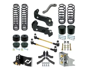 RockJock 4x4 Driver Lift Kit (4 in. Lift) Jeep Wrangler JK (2 Door) 2007-2017