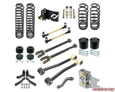 RockJock 4x4 Sport Suspension System (4 in. Lift) Jeep Wrangler JK 2007-2017 - RJ-JK4DR0-101