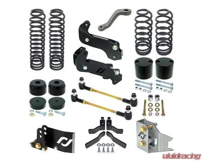 RockJock 4x4 Driver Lift Kit (4 in. Lift) Jeep Wrangler JK (4 Door) 2007-2017 - RJ-JK4DR0-103
