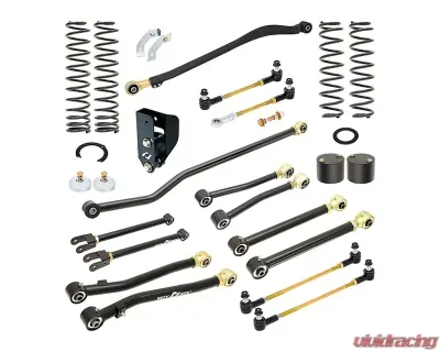 RockJock 4x4 Pro Edition Suspension System (3.5 in. Lift) Jeep Wrangler JL 2018-2023 - RJ-JL3921-101