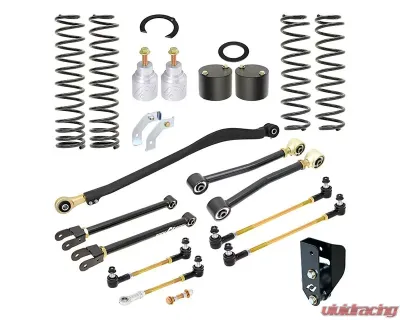 RockJock 4x4 Sport Edition Suspension System (3.5 in. Lift) Jeep Wrangler JL EcoDiesel 2018-2023 - RJ-JLD000-101