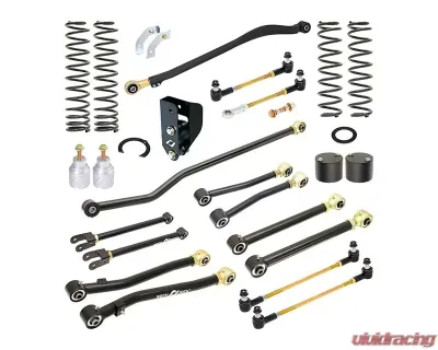 RockJock 4x4 Pro Edition Suspension System (3.5 in. Lift) Jeep Wrangler JL EcoDiesel 2018-2023 - RJ-JLD001-101