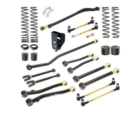 RockJock 4x4 Pro Edition Suspension System (3.6L/2.0T Gas Engines 3.5 in. Lift) Jeep Wrangler JL 2018-2023