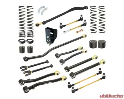 RockJock 4x4 Pro Edition Suspension System (3.6L/2.0T Gas Engines 3.5 in. Lift) Jeep Wrangler JL 2018-2023 - RJ-JLG001-101