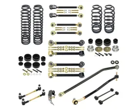 RockJock 4x4 Pro Edition Suspension System (4 in. Lift) Jeep Wrangler TJ 1997-2007