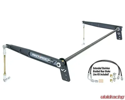 RockJock 4x4 Antirock Heavy Rear Sway Bar Kit (Forged Arms, 1 1/8 Inch Bar) Jeep Wrangler JK/JKU 2007+ - RJ-236200-101