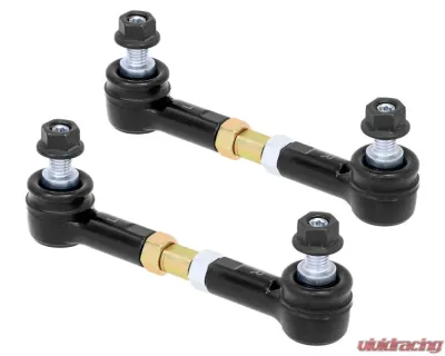 RockJock 4x4 Adjustable Sway Bar End Link Kit 3 1/2" Long Rods w/ Sealed Rod Ends and Jam Nuts - RJ-283100-101
