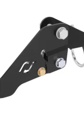 RockJock Currectlync High Steer Front Trac Bar Relocation and Steering Stabilizer Shock Mount Axle Bracket Jeep JK Wrangler 2007-2017                                     - RJ-431110-103 - Image 2