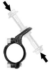 RockJock 4x4 Steering Stabilizer Shock Tie Rod Bracket Forged Chromoly Jeep Wrangler JL/JK | Gladiator JT 2007-2026                                     - RJ-401001-101 - Image 3