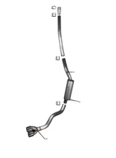 Thermal R&D Exhaust System Polished Tip Section Ford Maverick 2022+                                     - B914-C915 - Image 2