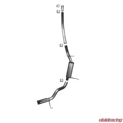 Thermal R&D Exhaust System Black Coated Dual Tip Ford Maverick 2022+ - B914-C916-C