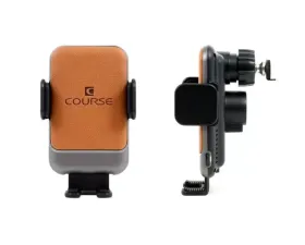 Course Motorsports Tan Direct Fit Phone Mount Autogrip Wireless Charging Head and Car Phone Holder Ford F150 | F250 | F350 | F450 | F550 | Expedition 2015-2022