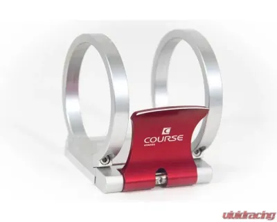 Course Motorsports Red Aluminum Cam-Lock 2.63" Fire Extinguisher Quick Release For High Vibration Applications - CM7.90001-9