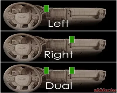 Course Motorsports Direct Fit Right Cradle Phone Mount Dodge Ram 1500 | 2500 | 3500 | 4500 | 5500 2009-2012 - CM2.90023.60