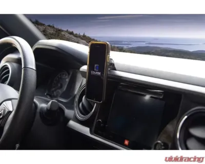Course Motorsports Direct Fit Left Cradle Phone Mount Toyota Tacoma 2016-2022 - CM2.90026.40T