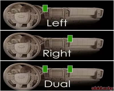 Course Motorsports Direct Fit Right Magnetic Phone Mount Hummer H1 1992-2004 - CM2.90036