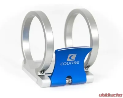 Course Motorsports Blue Aluminum Cam-Lock 2.63" Fire Extinguisher Quick Release For High Vibration Applications - CM7.90001-11