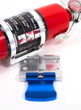 Course Motorsports Blue Aluminum Cam-Lock 2.63" Fire Extinguisher Quick Release For High Vibration Applications                                     - CM7.90001-11 - Image 2