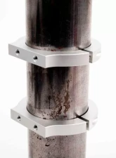 Course Motorsports 1.75" Black Billet Roll Cage Clamp Pair                                     - CM7.90002-1.75BL - Image 2