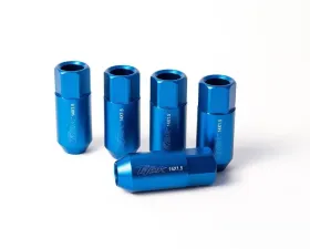 TiTek 4pc Blue Long M14 x 1.50 Speed Lug Nut