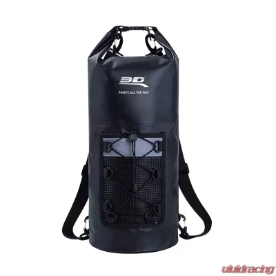 3D Maxpider 3D MAXpider Black Roll-Top Dry Bag Backpack - UV-Resistant, All-Weather, Large Capacity - 6117-09