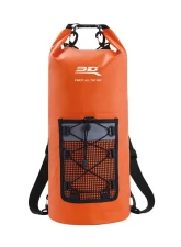3D Maxpider 3D MAXpider Orange Roll-Top Dry Bag Backpack - UV-Resistant, All-Weather, Large Capacity                                     - 6117-21 - Image 4