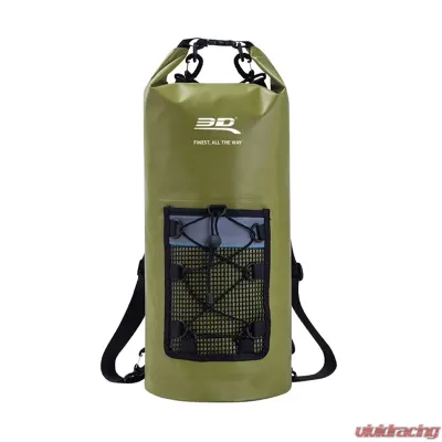 3D MAXpider Army Green Roll-Top Dry Bag Backpack - 6117-AG