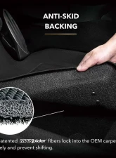 3D Maxpider 2nd Row Floor Mat Black Kagu Carbon Fiber Embossed Pattern Subaru Legacy | Outback 2020-2022                                     - L1SB02821509 - Image 6