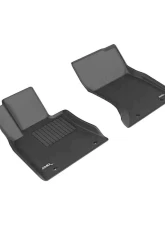 3D Maxpider 1st Row Floor Mat Black Kagu Carbon Fiber Hyundai Genesis G80 2015-2020                                     - L1HY05011509 - Image 6