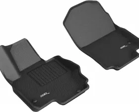 3D MAXpider Black Executive Rear Seat Package Kagu 1st Row Floormats Mercedes GLS | GLE Class 2020-2022