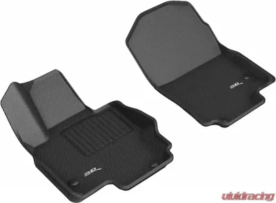 3D MAXpider Black Executive Rear Seat Package Kagu 1st Row Floormats Mercedes GLS | GLE Class 2020-2022 - L1MB11811509