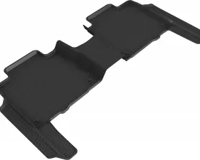3D MAXpider Black Executive Rear Seat Package Kagu 2nd Row Floormats Mercedes GLS-Class 2020-2021